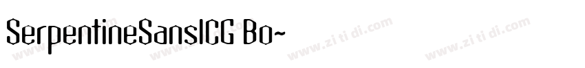 SerpentineSansICG Bo字体转换